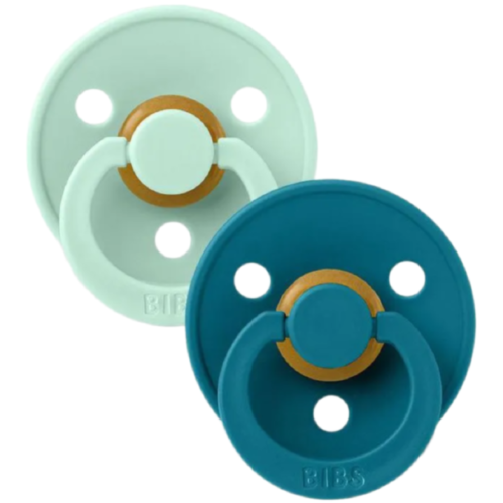 Пустышка BIBS Colour латексная Nordic Mint 0-6 месяцев, 1 шт