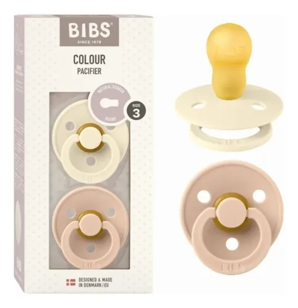 Пустышка BIBS Colour латексная размер 3 (18+ месяцев) Ivory Blush