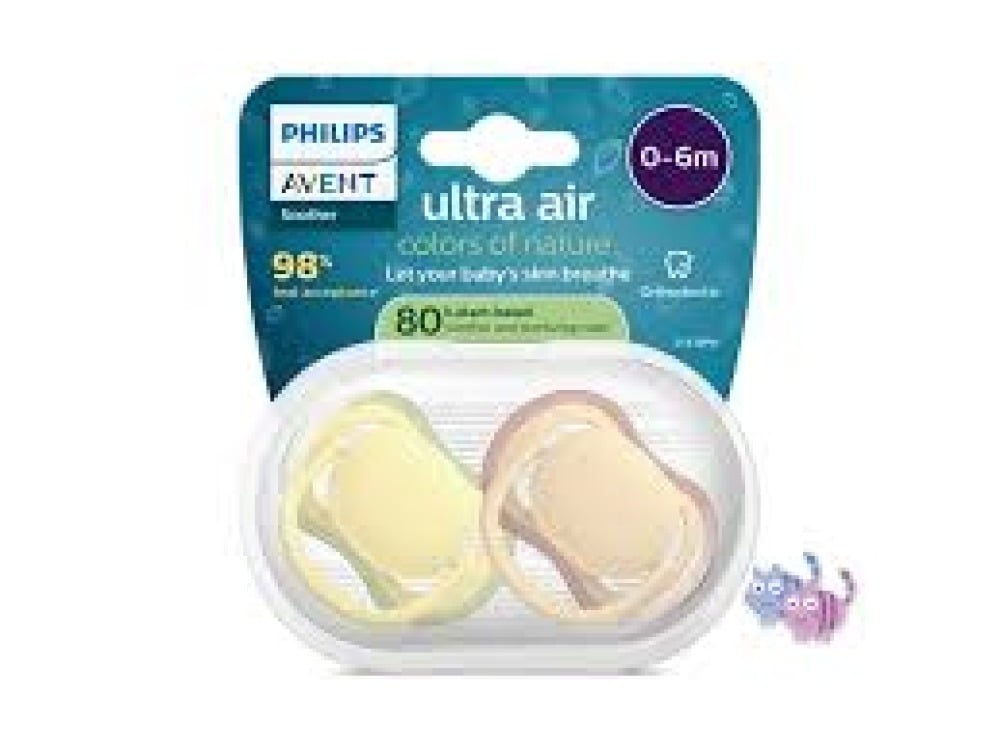 Philips Avent Ultra Air пустышка силиконовая 0-6 месяцев