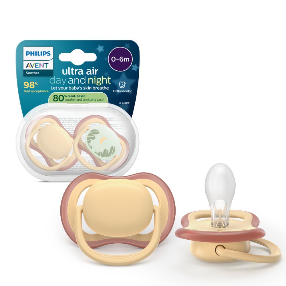 Пустышка Philips Avent Ultra Air ортодонтическая 0-6 месяцев