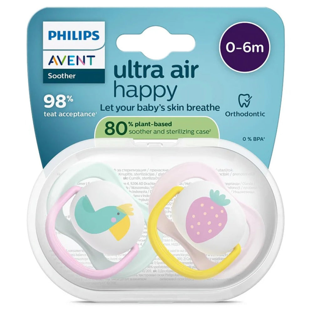 Пустышка Philips Avent Ultra Air 0-6 месяцев силиконовая