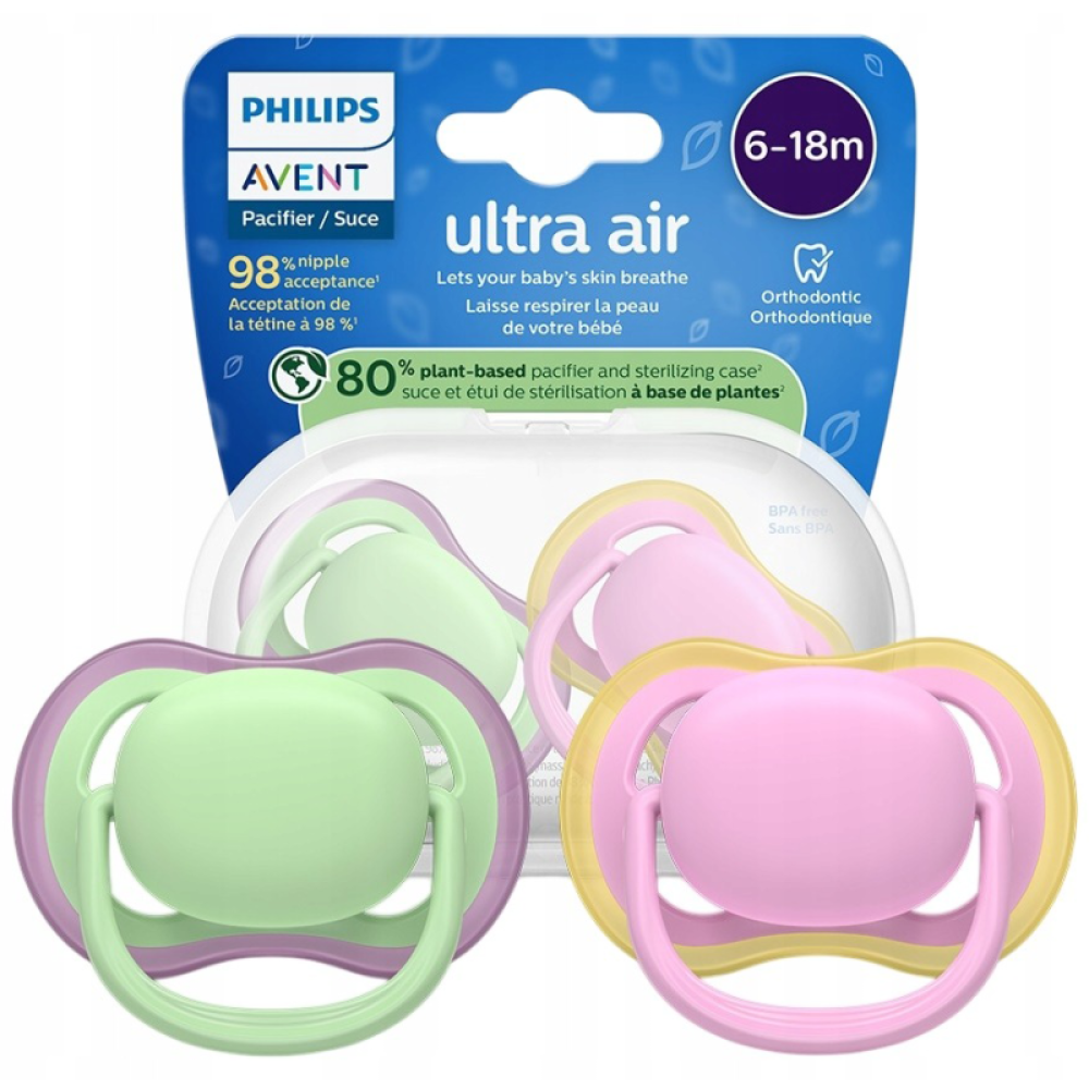 Philips Avent Ultra Air пустышка 6-18 месяцев силиконовая