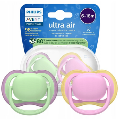 Philips Avent Ultra Air пустышка 6-18 месяцев силиконовая
