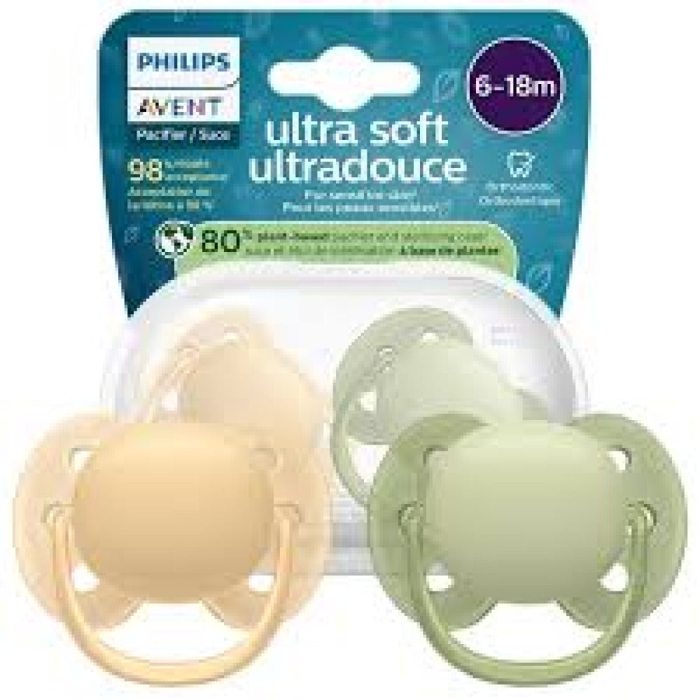 Пустышка Philips Avent Ultra Soft 6-18 месяцев силиконовая