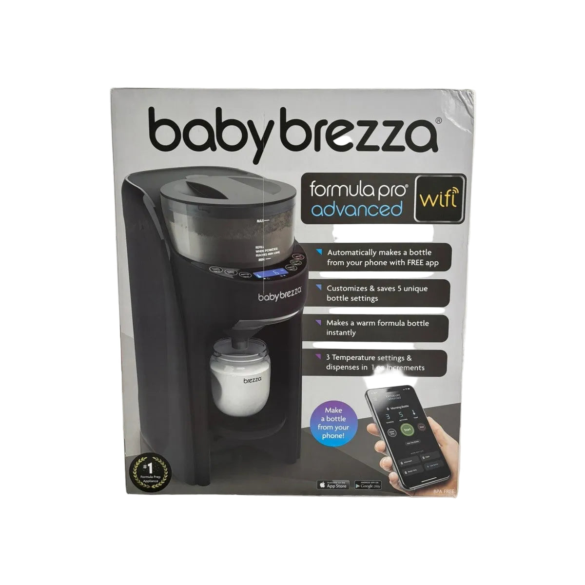Baby Brezza Formula Pro Advanced WiFi автоматический диспенсер для смеси
