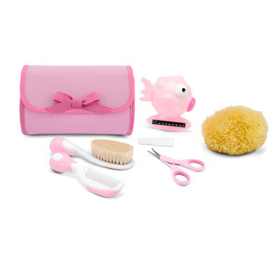 Набор Chicco Sponge Pink губка для ухода за кожей младенца розовая