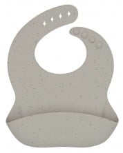 Нагрудник силиконовый Kikkaboo Platinum — мягкий, безопасный и удобный