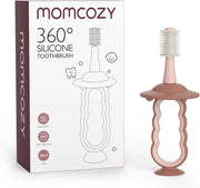 Силиконовая зубная щётка Momcozy 360 Pink (1 шт)