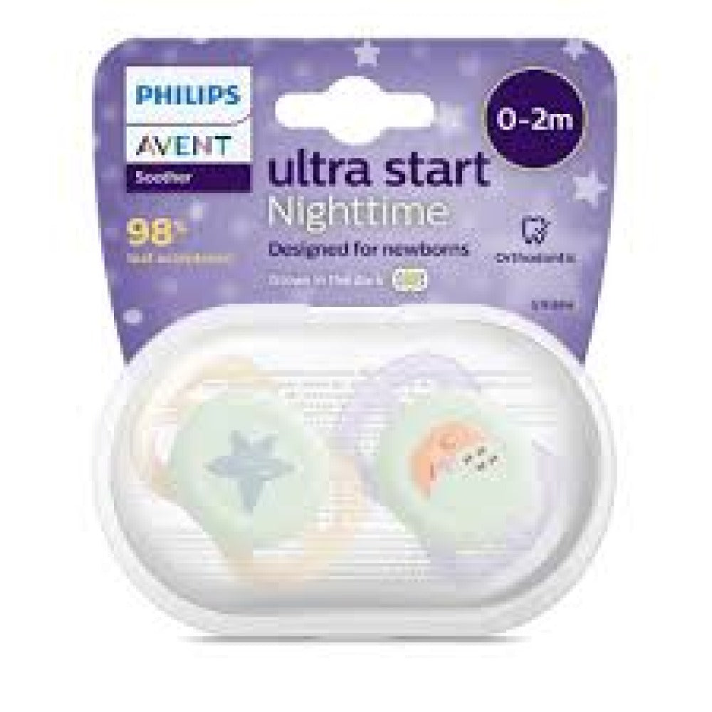Соска Philips Avent SCF075/07 силиконовая 0-2 месяца 2 шт