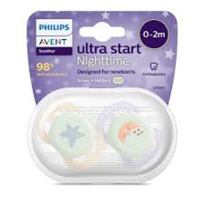 Соска Philips Avent SCF075/07 силиконовая 0-2 месяца 2 шт