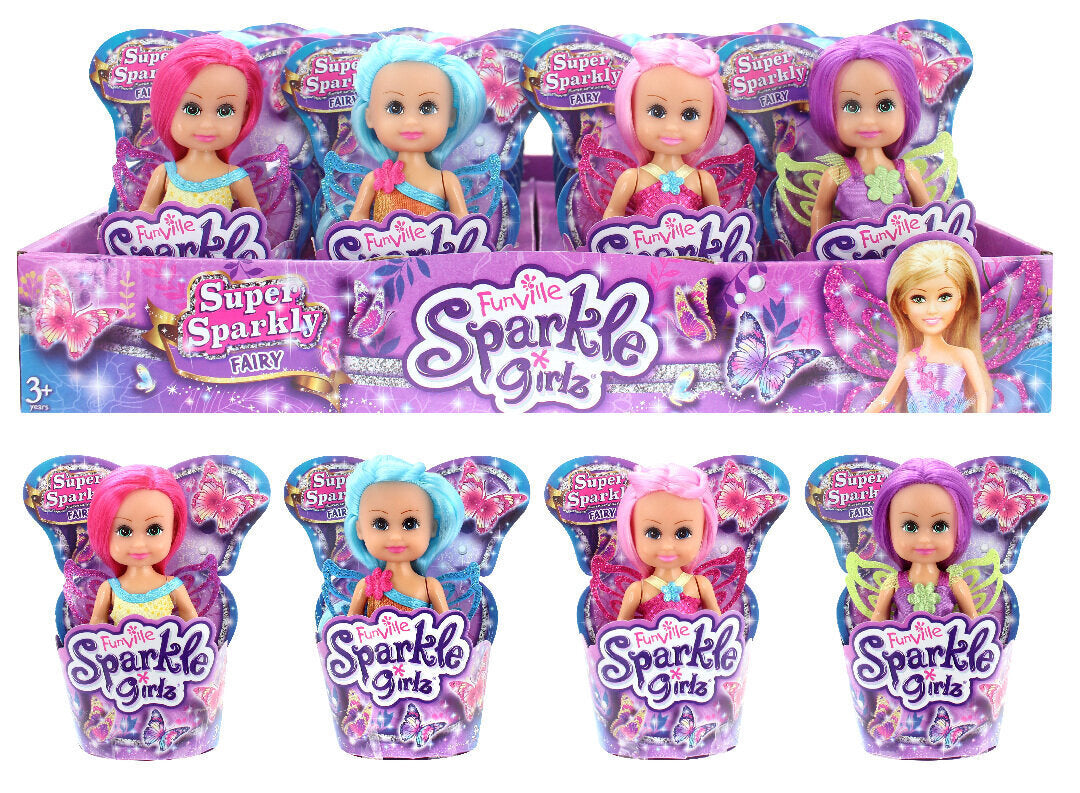 Кукла Sparkle Girlz Super Sparkly Fairy in Cupcake для девочек Zuru