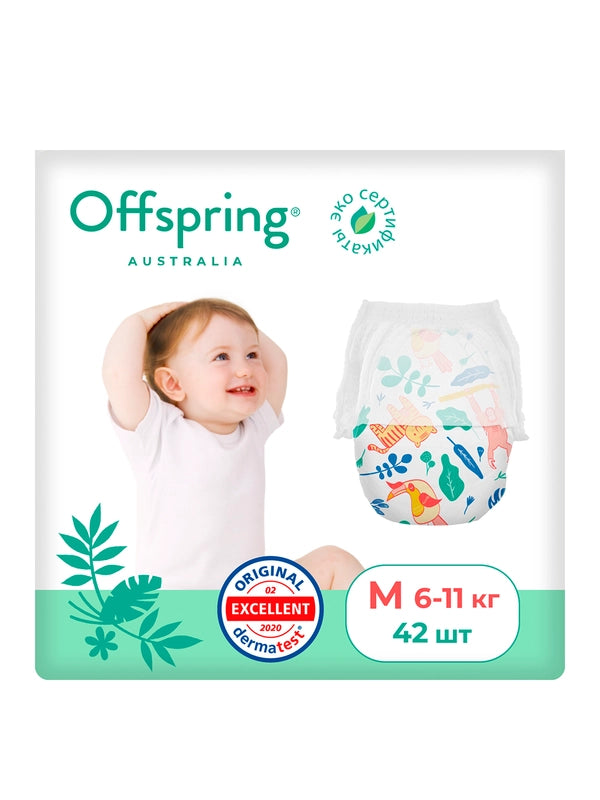 Trusik-podguzniklar Offspring Fashion Pants Jungli M 6-11 kg