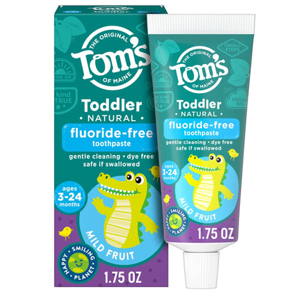 Tom's of Maine Toddler зубная паста без фтора, 3–24 мес, 49,6 г
