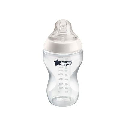 Tommee Tippee белая бутылочка 260 мл с анатомической соской