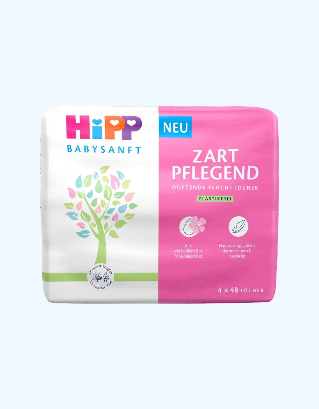 Салфетки влажные HiPP 48 шт для новорождённых