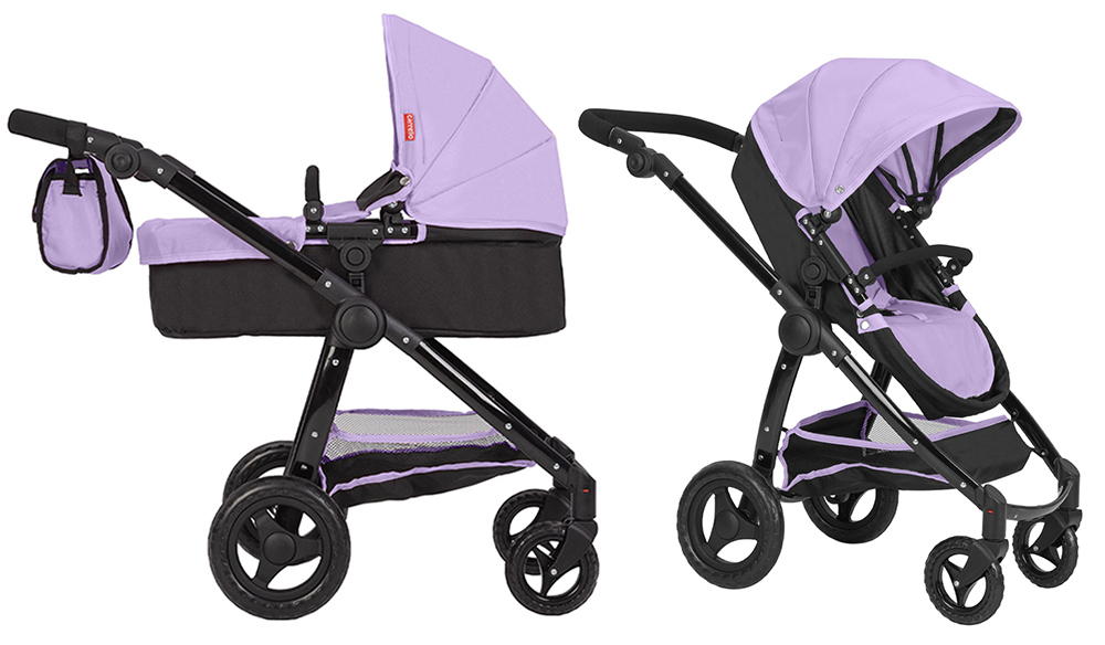 Коляска Carrello Ultra 2в1 Violet универсальная для новорождённых
